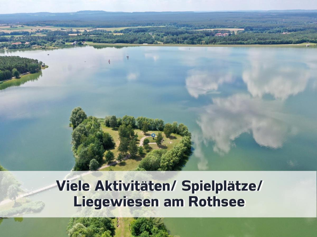 Ferienhaus Rothsee-Oase Ideale Ausgangslage Mit Tollem Ausblick, Sauna Und Privatem Garten Roth  Exteriör bild