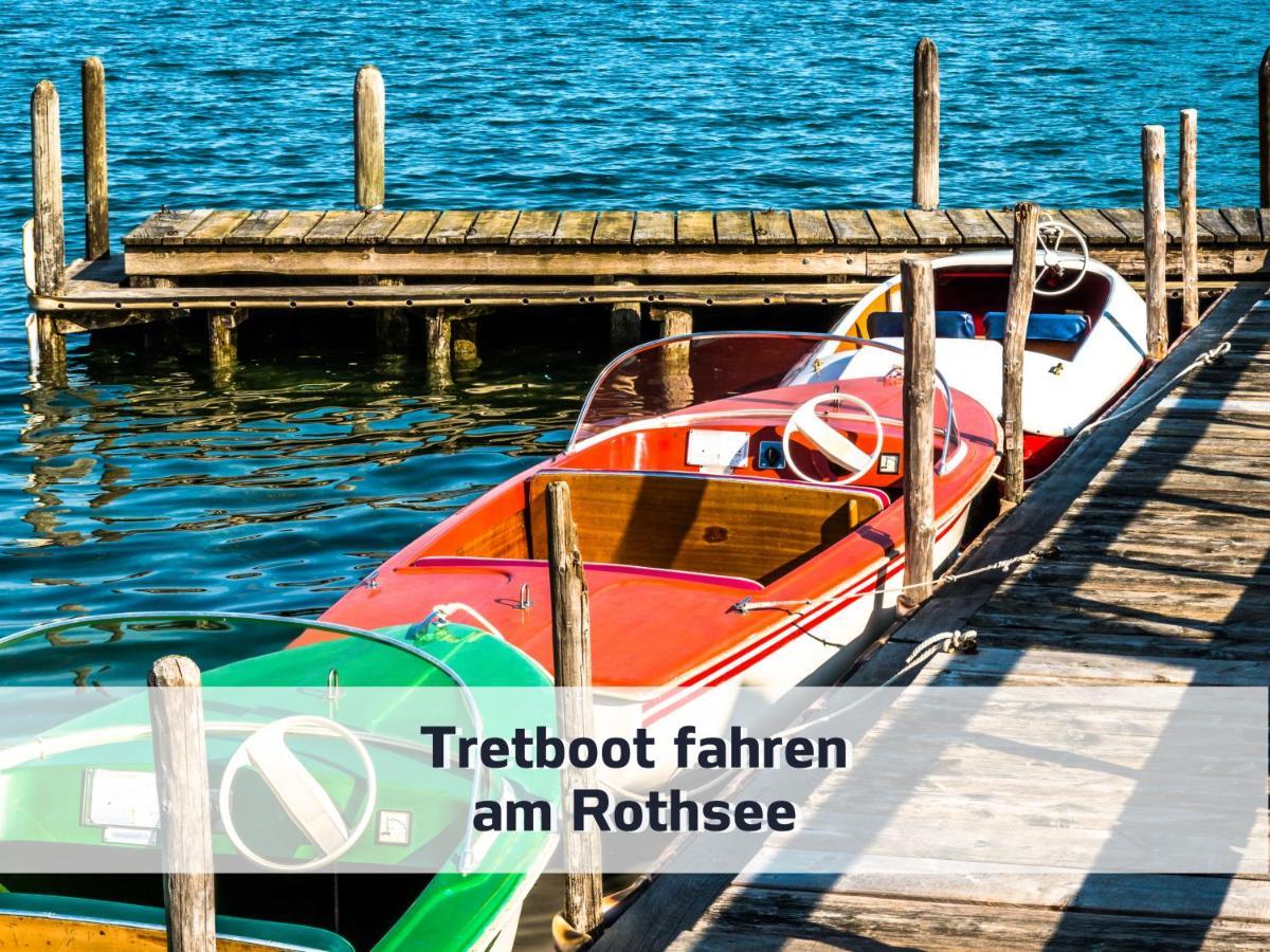 Ferienhaus Rothsee-Oase Ideale Ausgangslage Mit Tollem Ausblick, Sauna Und Privatem Garten Roth  Exteriör bild