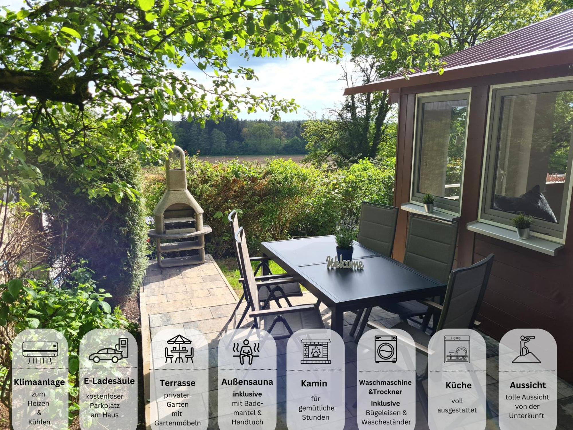 Ferienhaus Rothsee-Oase Ideale Ausgangslage Mit Tollem Ausblick, Sauna Und Privatem Garten Roth  Exteriör bild